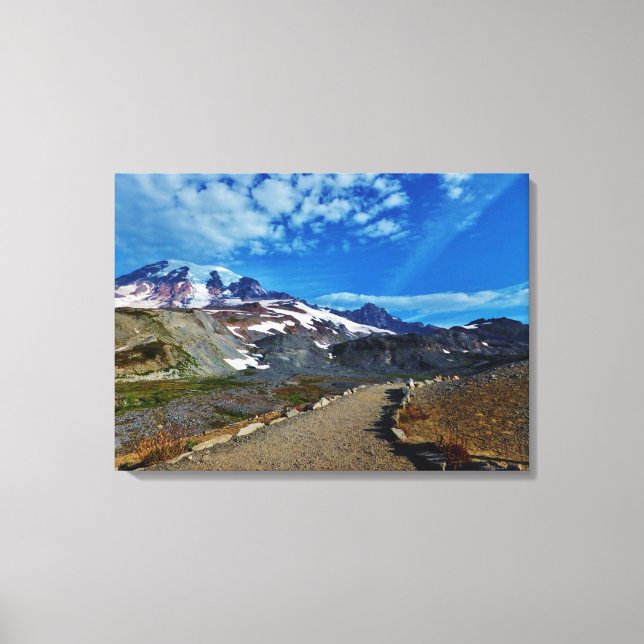 Mt. Rainier toile étirée (Recto)