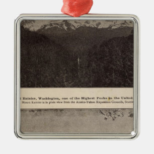 Mt regnerischeres Snoqualmie R Silbernes Ornament