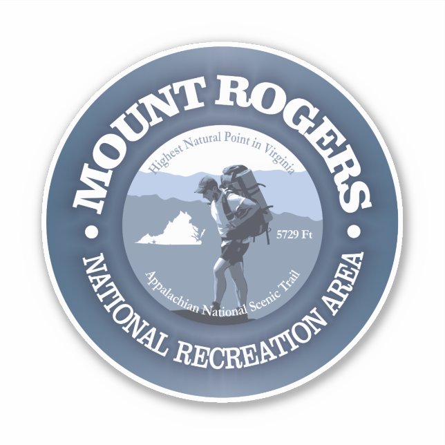 Mt Rogers NRA (BG) Aufkleber (Vorderseite)