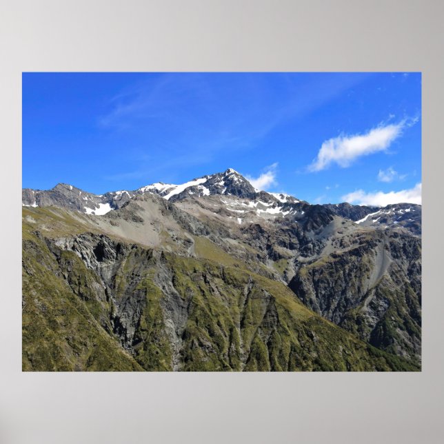 Mt Rollerston von Scott's Track Poster (Vorne)