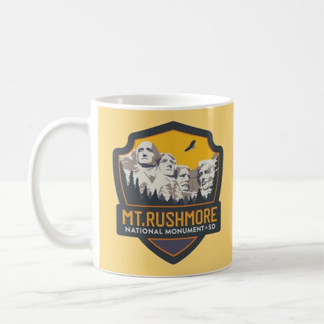 Mt Rushmore National Memorial Mug (Gauche)