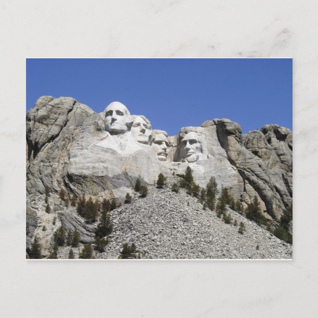 Mt Rushmore Postkarte (Vorderseite)