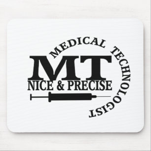 MT SLOGAN NICE UND PRÄZISE MEDIZINISCHE LABORTECH MOUSEPAD