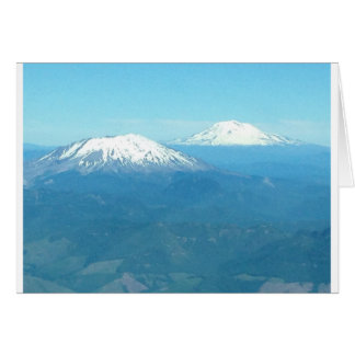 Mt St Helens et Mt Adams de l'air