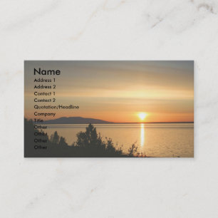 Mt.Susitna /Sleeping Dame Visitenkarte