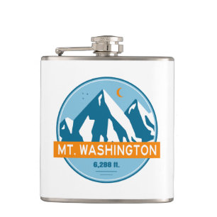 Mt. Washington New Hampshire Sterne Mond Flachmann