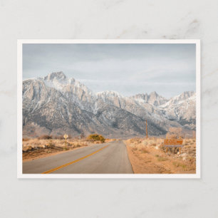 Mt Whitney Alabama Hills Sierra-Gebirge Postkarte