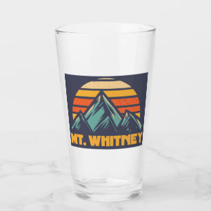 Mt. Whitney Kalifornien Retro Türkis Glas