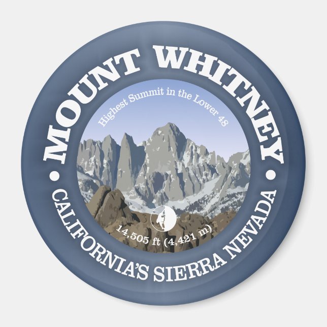 Mt Whitney Magnet (Vorne)