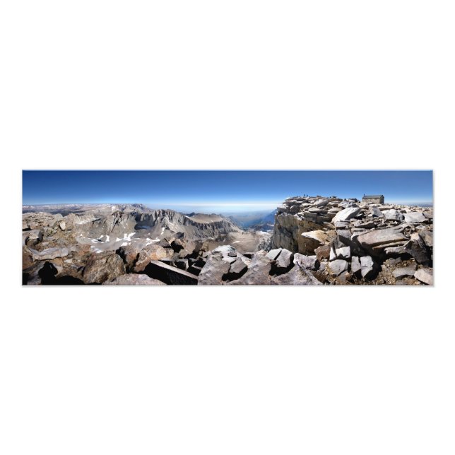 Mt Whitney Summit - John Muir Trail Fotodruck (Vorne)