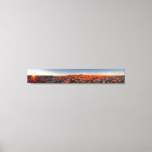 Mt Whitney Sunset Panorama - John Muir Trail Leinwanddruck