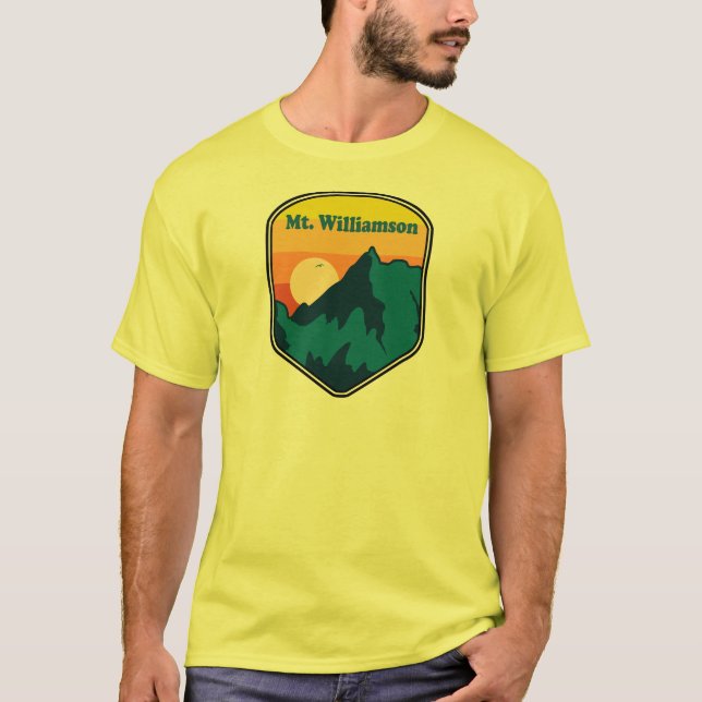 Mt. Williamson California Sunrise T-Shirt (Vorderseite)