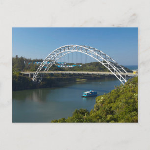 Mtamvuna-Flussbrücke, Kwazulu-Natal Postkarte