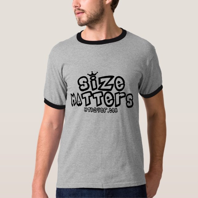 MTB 29er Größen-Angelegenheiten T-Shirt (Vorderseite)