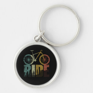 MTB-Downhill-Mountainbike-Fahrer Schlüsselanhänger