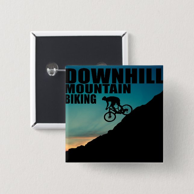 MTB Downhill Mountainbiken Button (Vorne & Hinten)