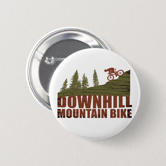MTB Downhill Mountainbiken Button (Vorne & Hinten)