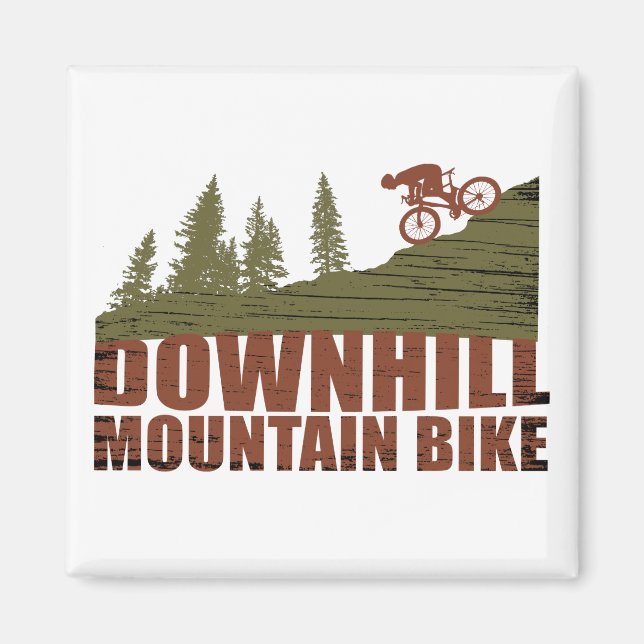 MTB Downhill-Mountainbiking Magnet (Vorne)
