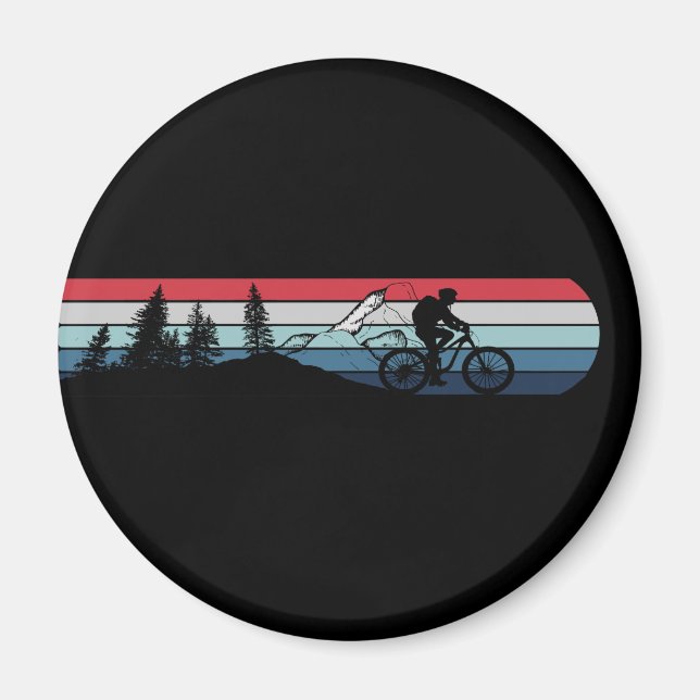 MTB Downhill-Mountainbiking Magnet (Vorne)