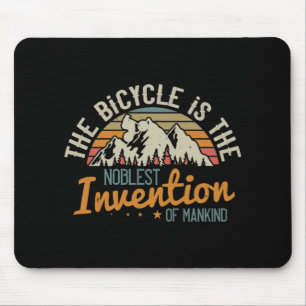 MTB - Fahrrad ist die nobleste Erfindung Mousepad