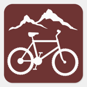 MTB Hintermarkierungs-Aufkleber Quadratischer Aufkleber