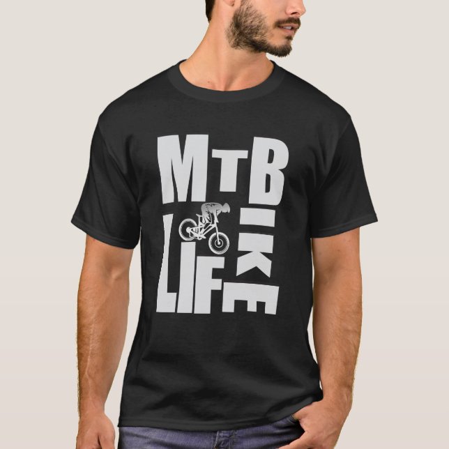 Mtb Life Slickrock Road Lover Amante T-Shirt (Vorderseite)