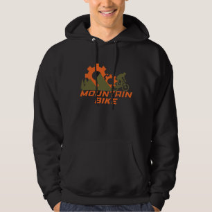 MTB Modernes Downhill-Mountainbike Hoodie