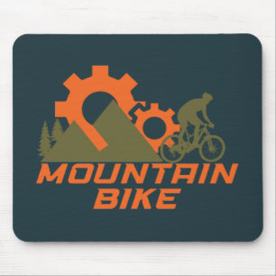 MTB Modernes Downhill-Mountainbike Mousepad