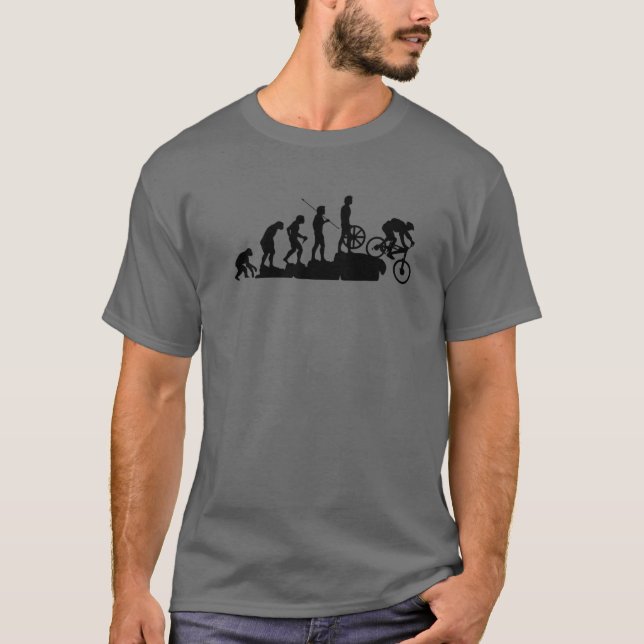 MTB Mountainbike Evolution Downhill Bike Rider G T-Shirt (Vorderseite)