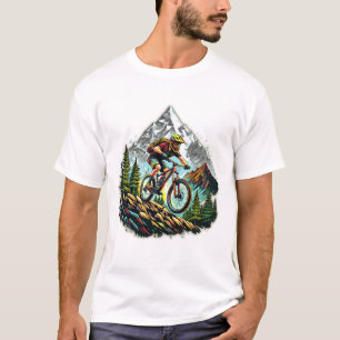 MTB Mountainbike Extremsport Spieler Abenteuer O T-Shirt