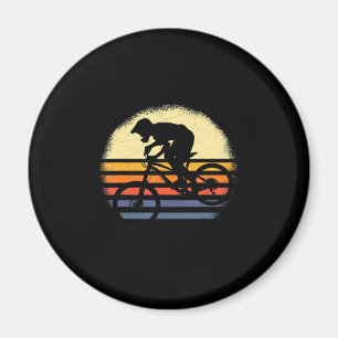 MTB Mountainbike Radfahrer Vintag Magnet