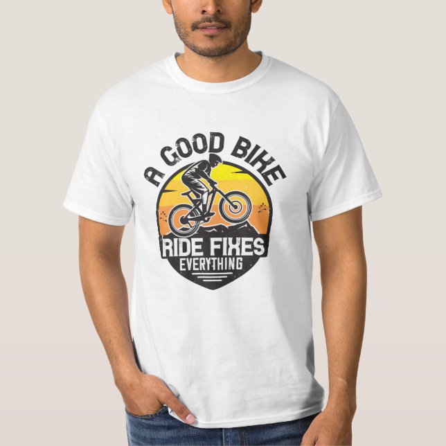 MTB - Ride fixt alles T-Shirt (Vorderseite)