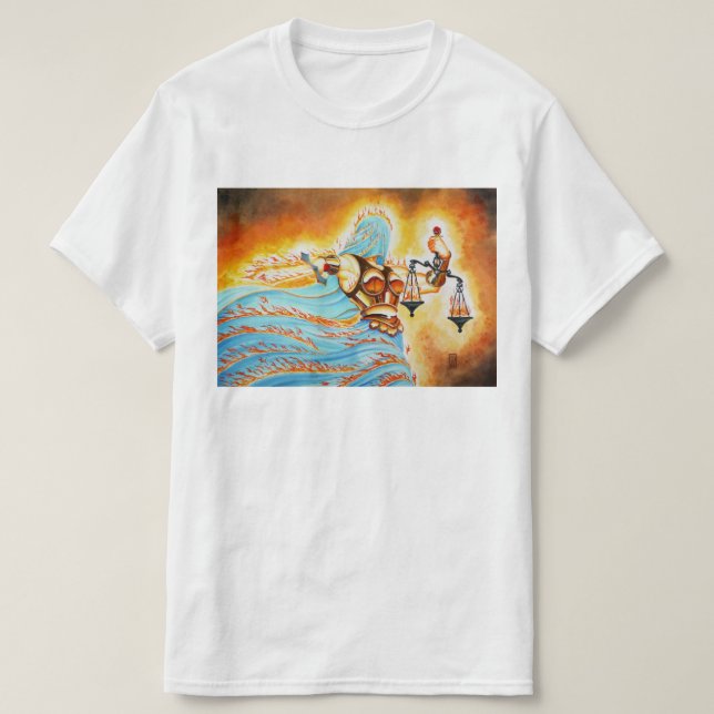 MtG brennende Gerechtigkeitserholung T-Shirt (Design vorne)