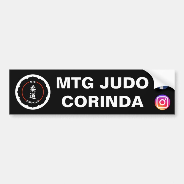 MTG Judo-Verein-Autoaufkleber (einfach) Autoaufkleber (Vorne)