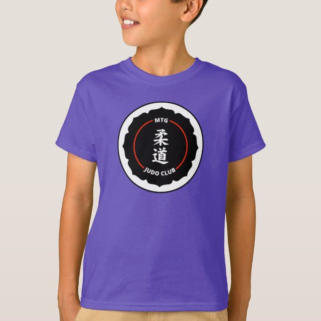 MTG Judo-Verein-schlichtes Logo scherzt T-Shirt (Vorderseite)
