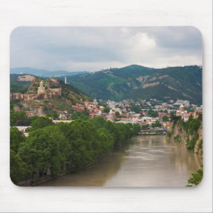 Mt'k'vari Fluss Fließend, Tbilisi Mousepad