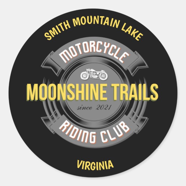MTMRC Helm Sticker - 3" Moonshine Trails MRC (Vorderseite)