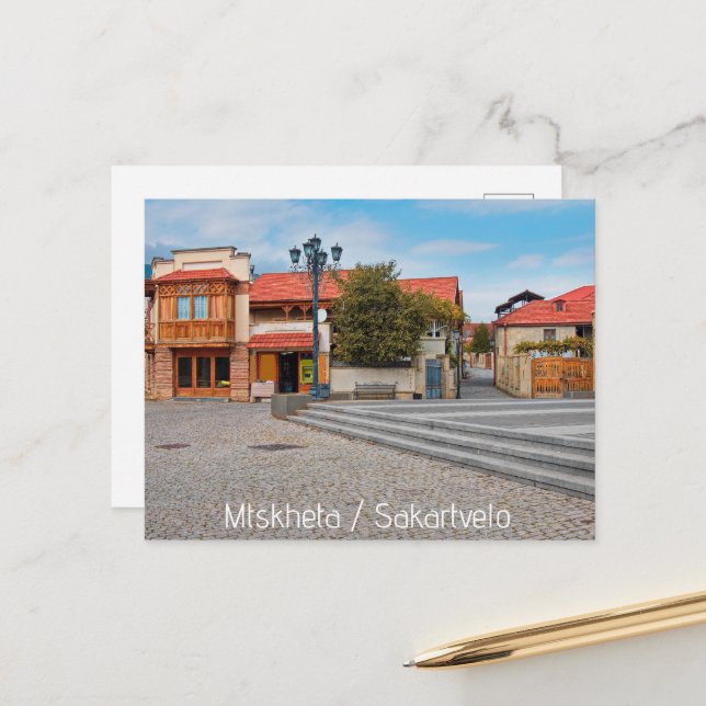 Mtskheta Georgia Postkarte (Vorderseite/Rückseite Beispiel)