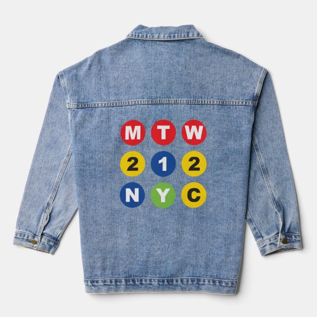 MTW logo  Jeansjacke (Rückseite)