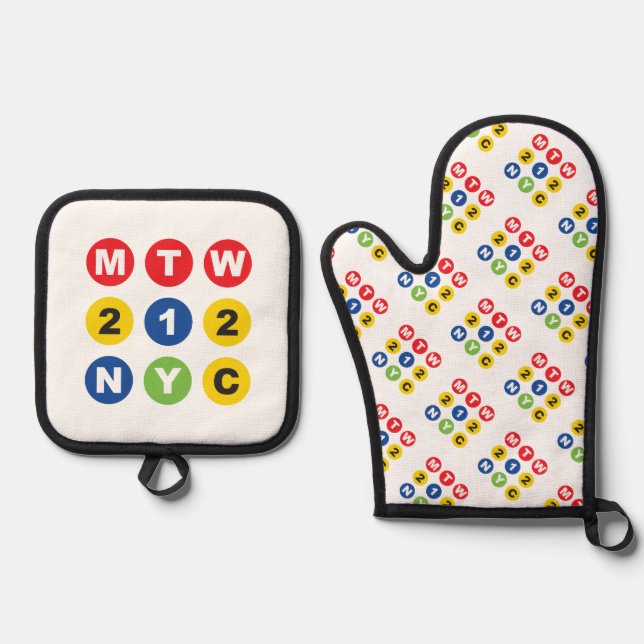 MTW logo  Ofenhandschuh & Topflappen-Set (Vorderseite)