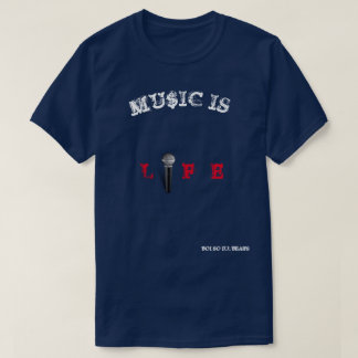 MU$IC EST T-shirt de la VIE