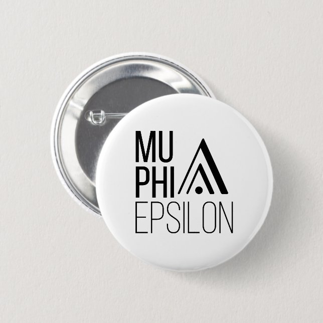 Mu Phi Epsilon-Logo Button (Vorne & Hinten)
