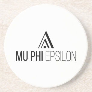 Mu Phi Epsilon-Logo Getränkeuntersetzer