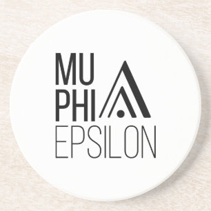 Mu Phi Epsilon-Logo Getränkeuntersetzer