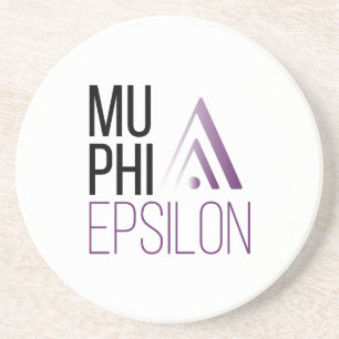 Mu Phi Epsilon-Logo Getränkeuntersetzer