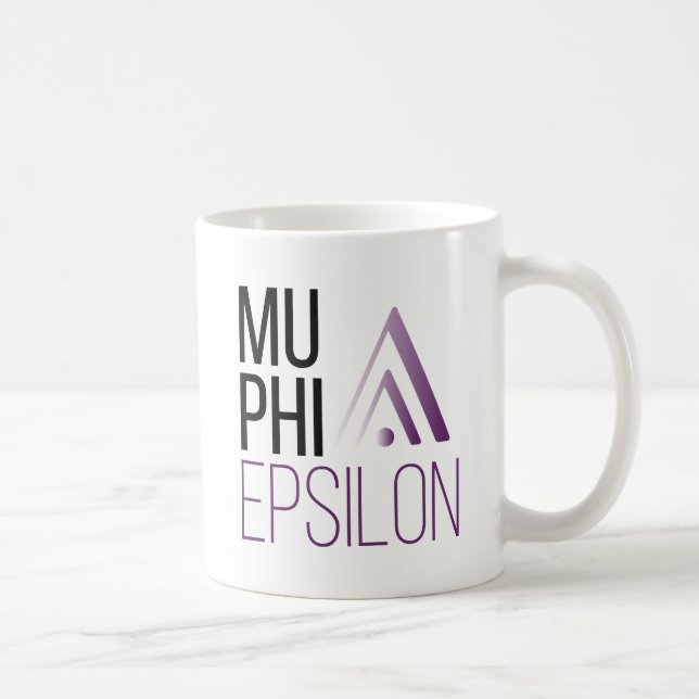 Mu Phi Epsilon-Logo Kaffeetasse (Rechts)