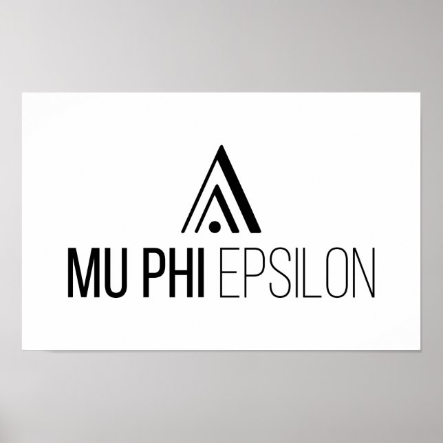 Mu Phi Epsilon-Logo Poster (Vorne)