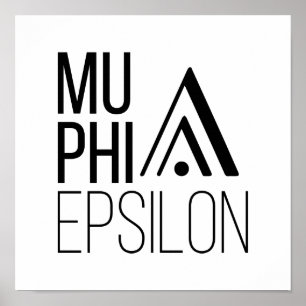 Mu Phi Epsilon-Logo Poster
