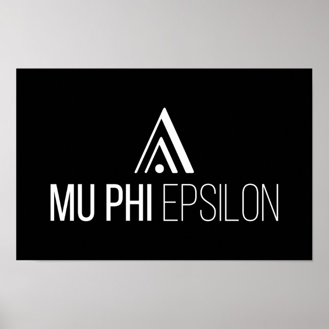 Mu Phi Epsilon-Logo Poster (Vorne)