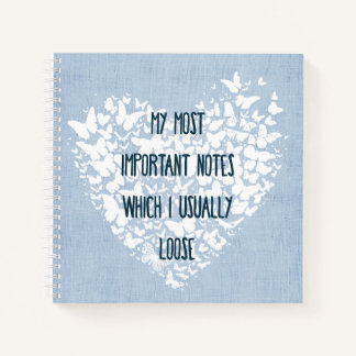 Mu wichtigsten Notizen SpiralNotebook Notizbuch